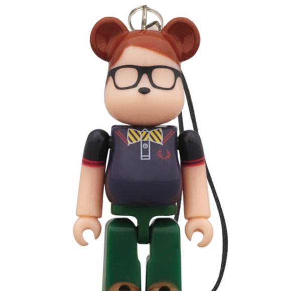 Fred Perry Bearbrick Medicom 70% Strap PREPPY Lipton Smart Times 2012 Bearbricks - Picture 1 of 7